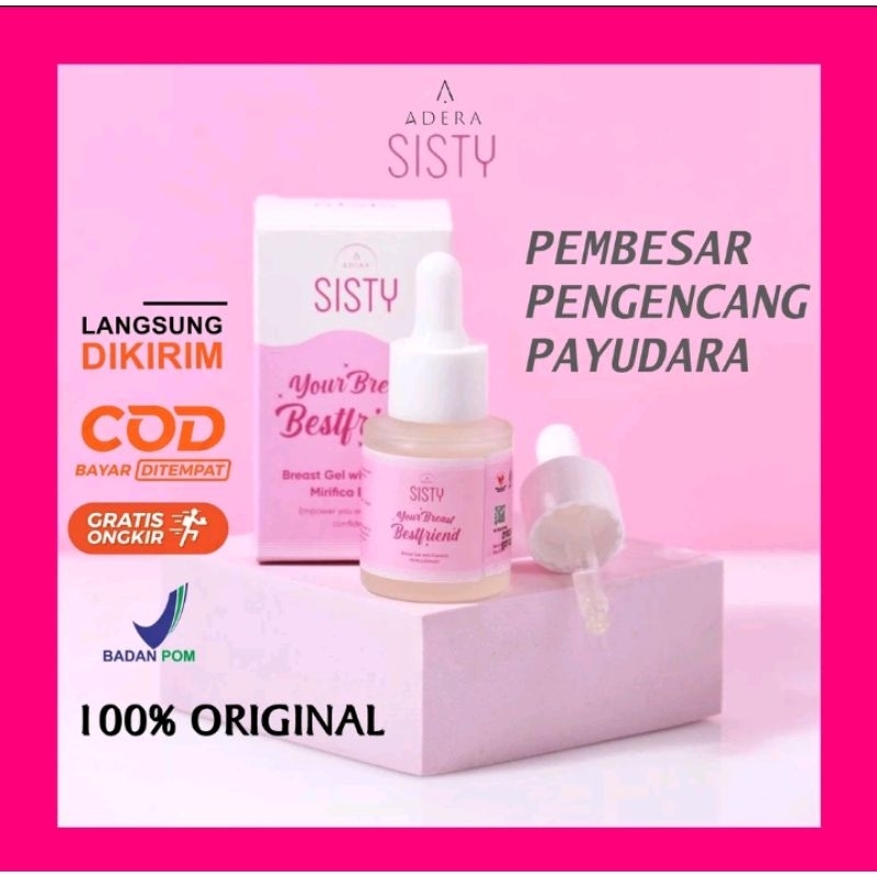 Adera SISTY Breast Gel Serum Pembesar Payudara, Pengencang Payudara Bpom