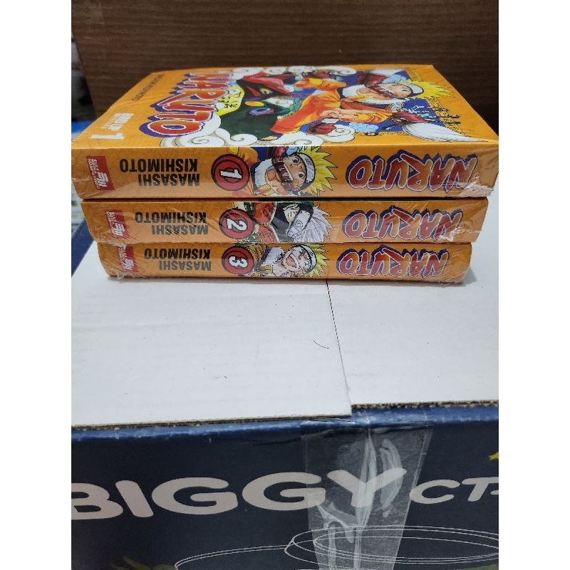 Komik Naruto Bind Up set vol 1-4 segel ori
