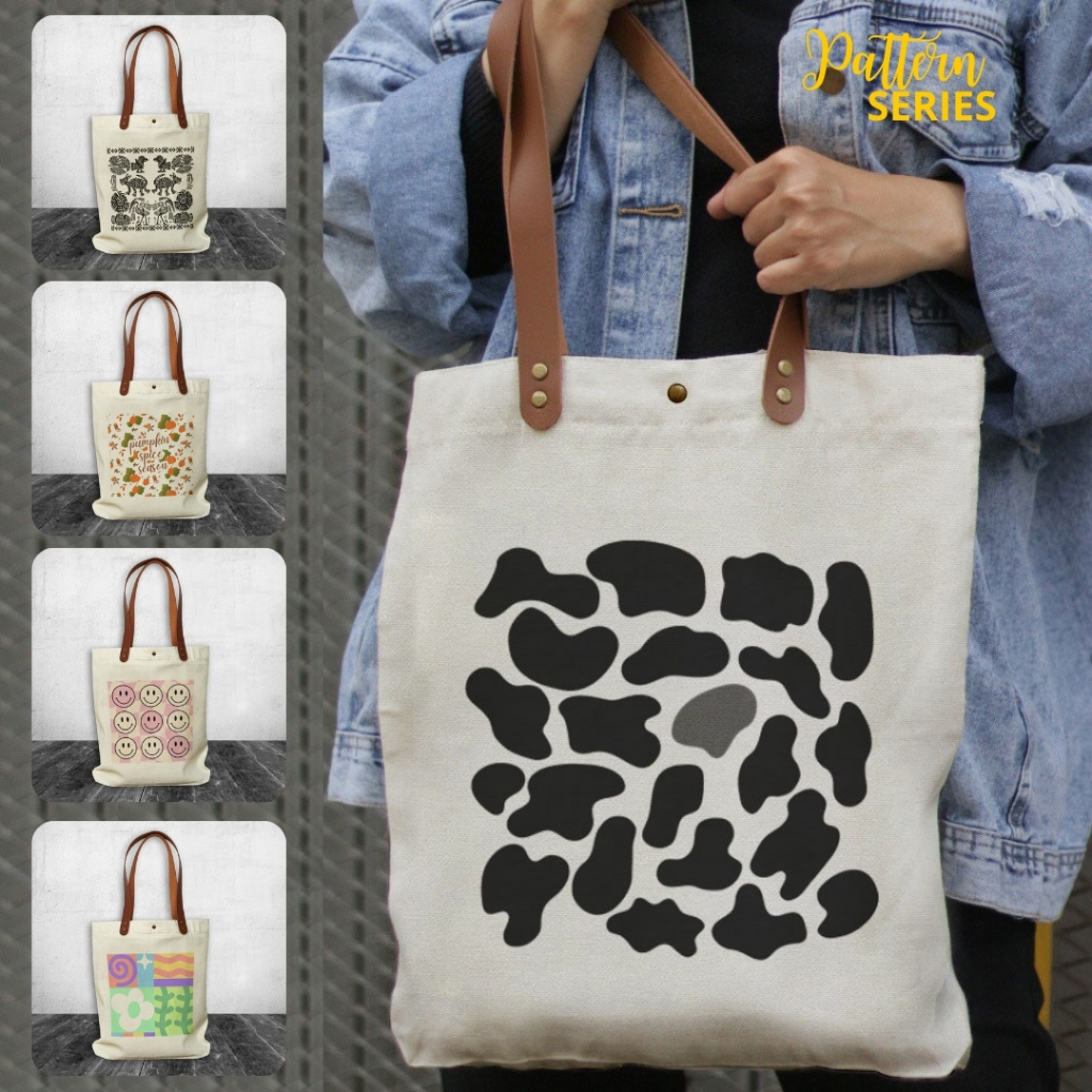 NEOBags - Tote bag Canvas Pattern Series | Tote bag Canvas Souvenir | Tote bag Taiwan Wanita | Tote 