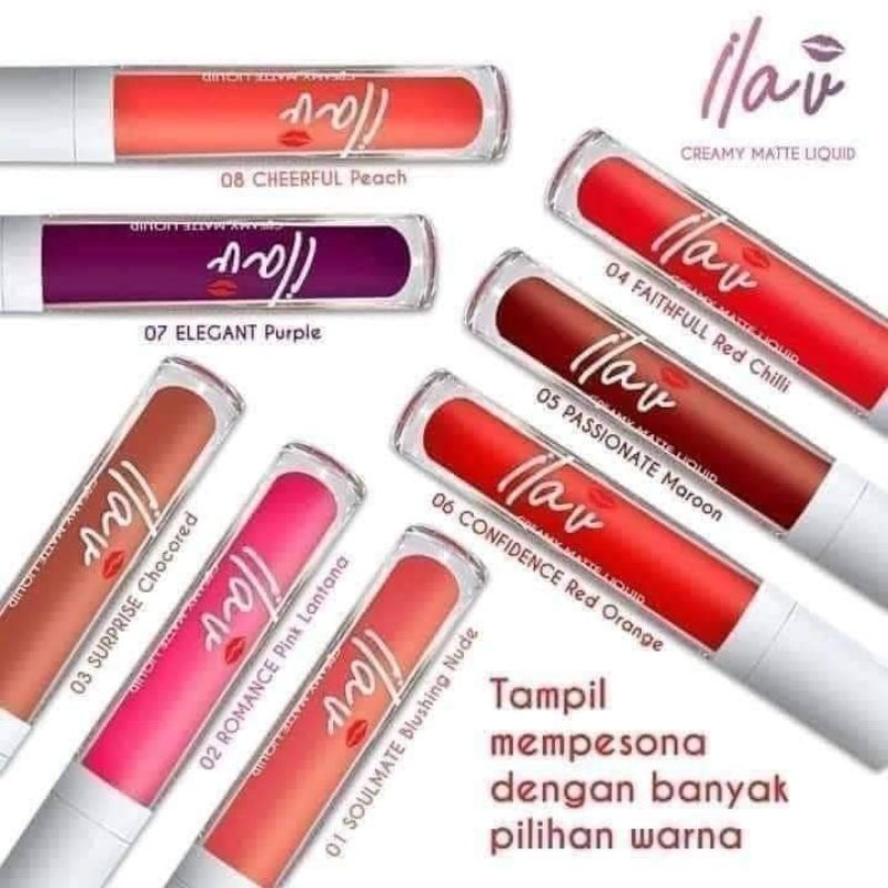 NF ILAV CREAMY MATTE LIQUID 100% ORIGINAL HWI/LipCream