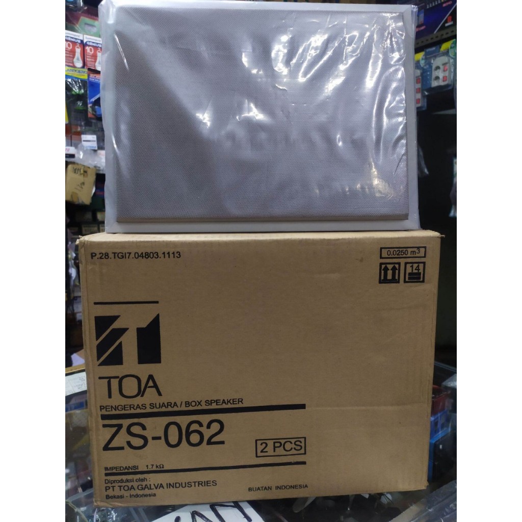 Box speaker toa wall speaker dinding Toa 6 watt ZS-062 ZS 062 Original Toa