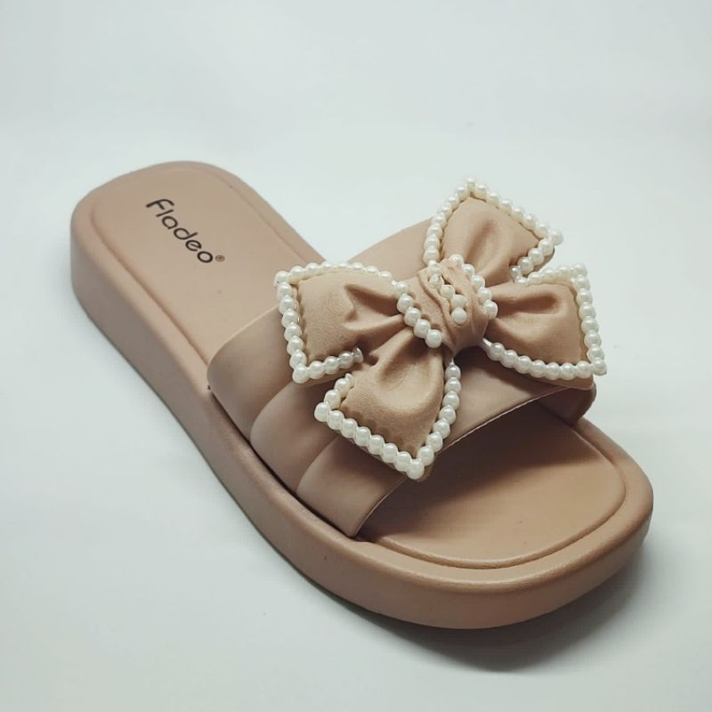 Fladeo PLT04-1HP Sandal Slop Wanita Sandal Karet Sandal Fladeo karet