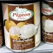 

Pigeon Longans in Syrup buah kelengkeng kaleng 565gr