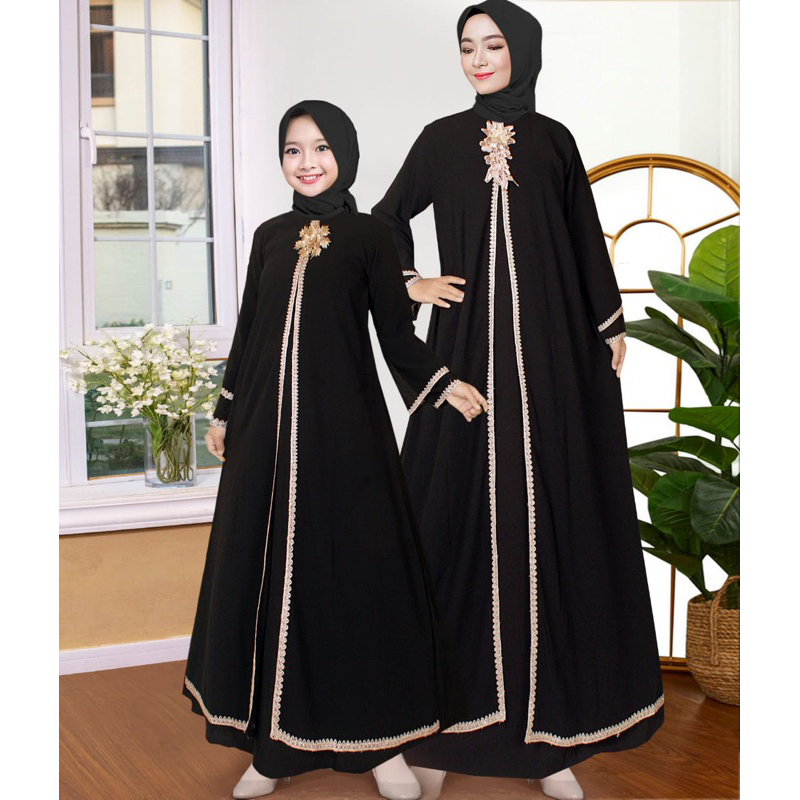 Abaya couple ibu dan anak