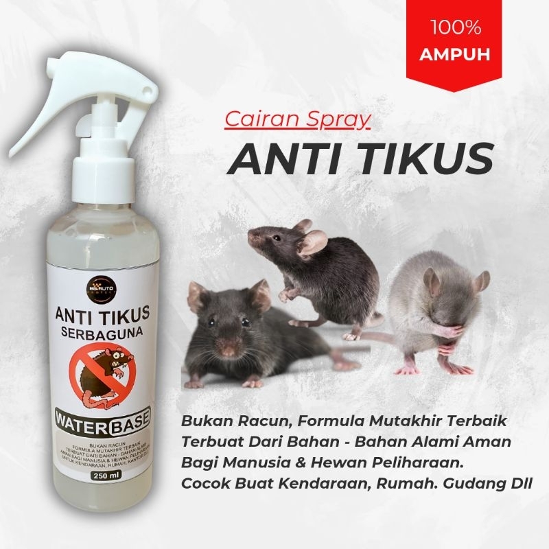 PENGUSIR TIKUS RUMAH | ANTI TIKUS l PEMBASMI TIKUS | PARFUM TIKUS | SPRAY PENGUSIR TIKUS | CAIRAN PE