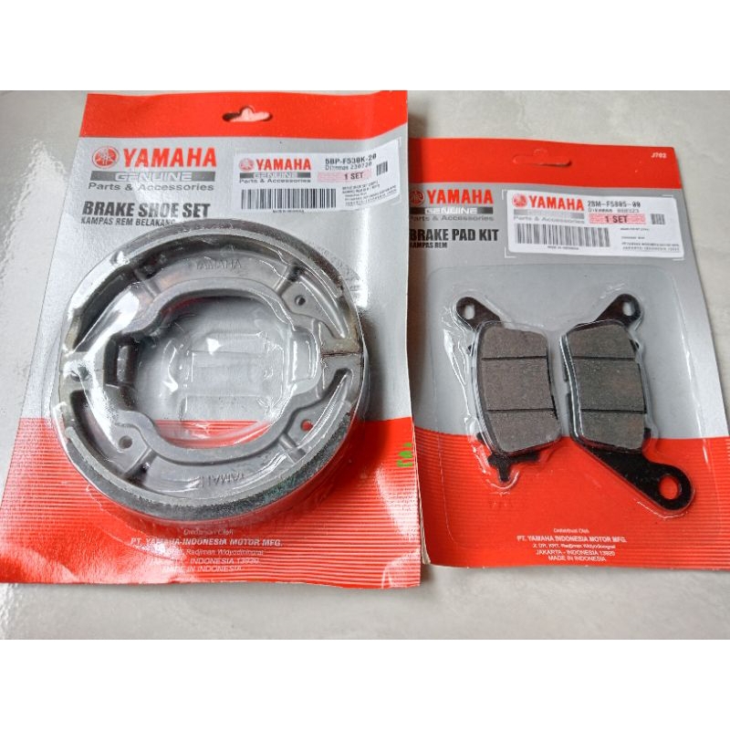 KAMPAS REM DEPAN DAN BELAKANG YAMAHA AEROX LEXI