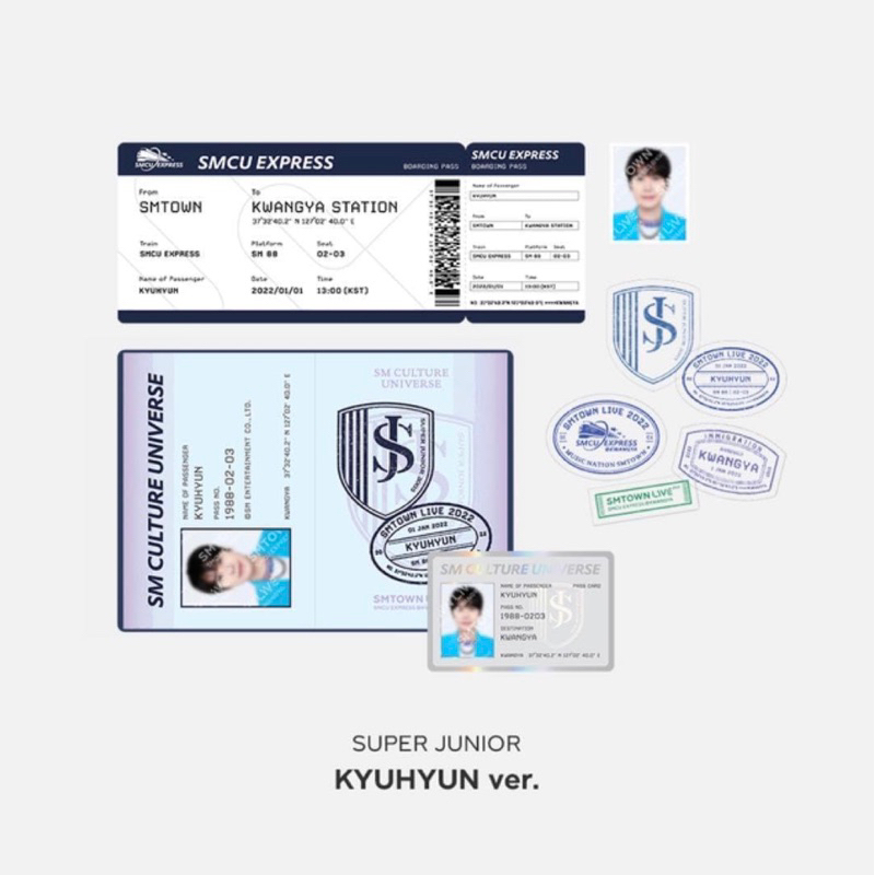 (Official) SMCU Express Kwangya Passport set Kyuhyun