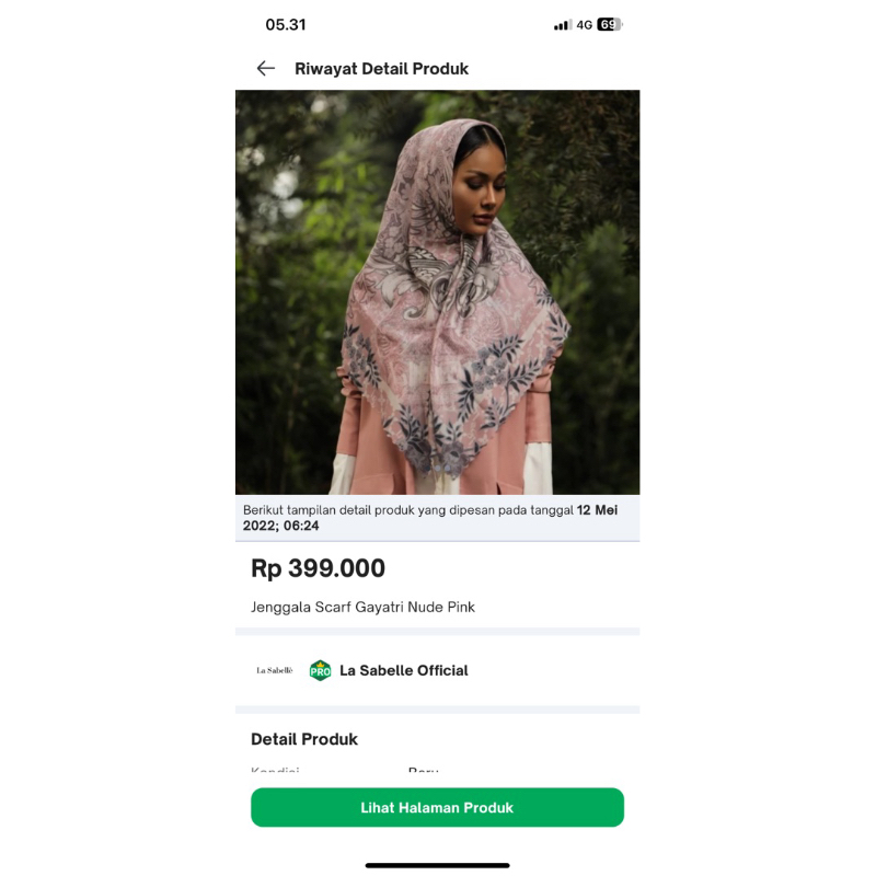 preloved la sabelle scarf hijab