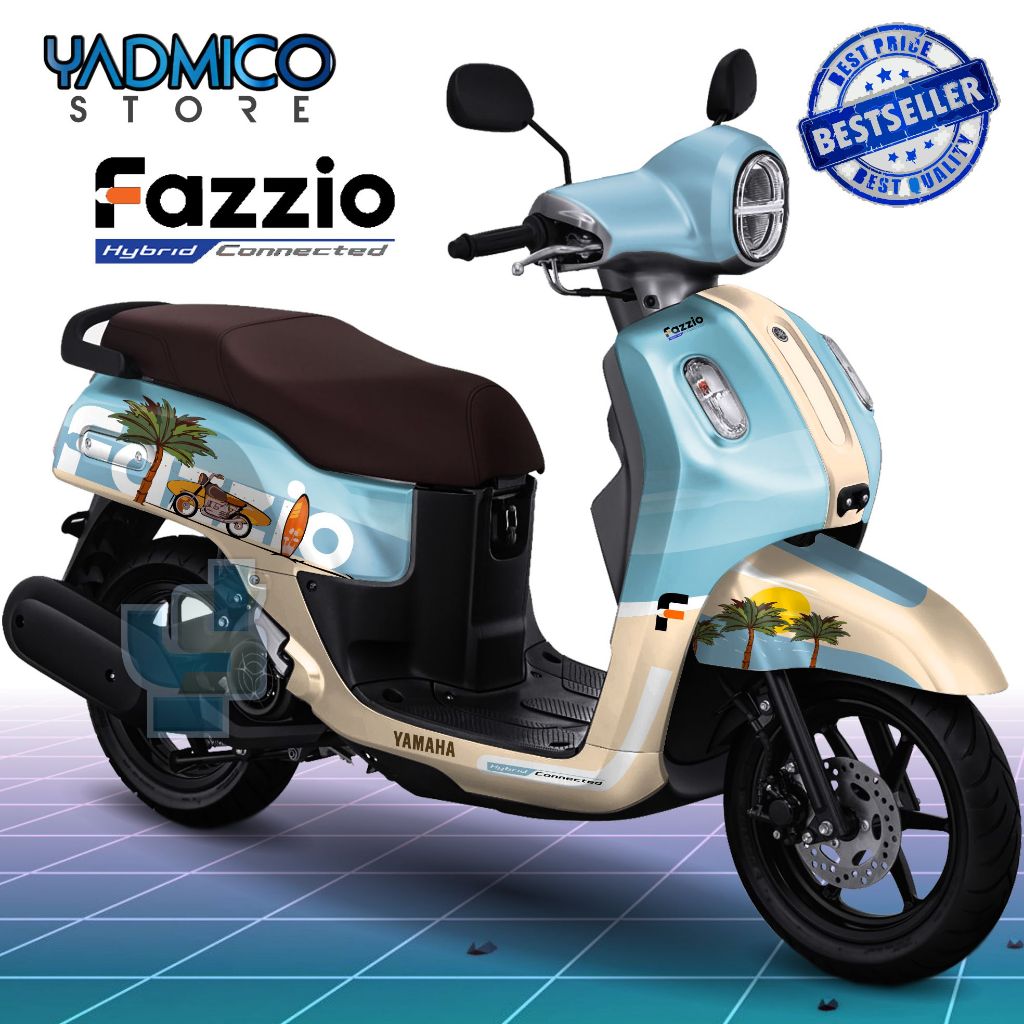 Decal Fazzio Full Body - Stiker Motor Fazzio Full Body - Decal Hologram Yamaha Fazzio Full Body - St