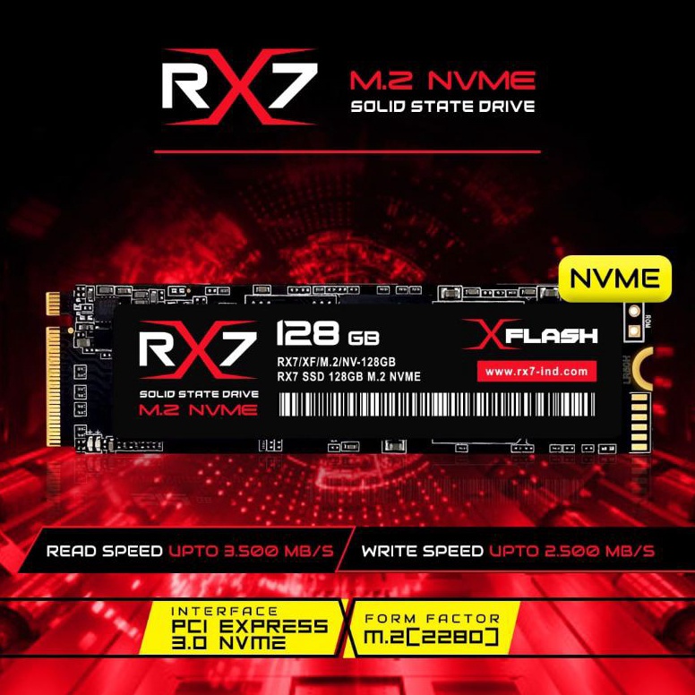 Harga Termurah SSD M2 NVME  M2 NVME M2NVME 128GB RX7 RESMI GARANSI 3 TAHUN