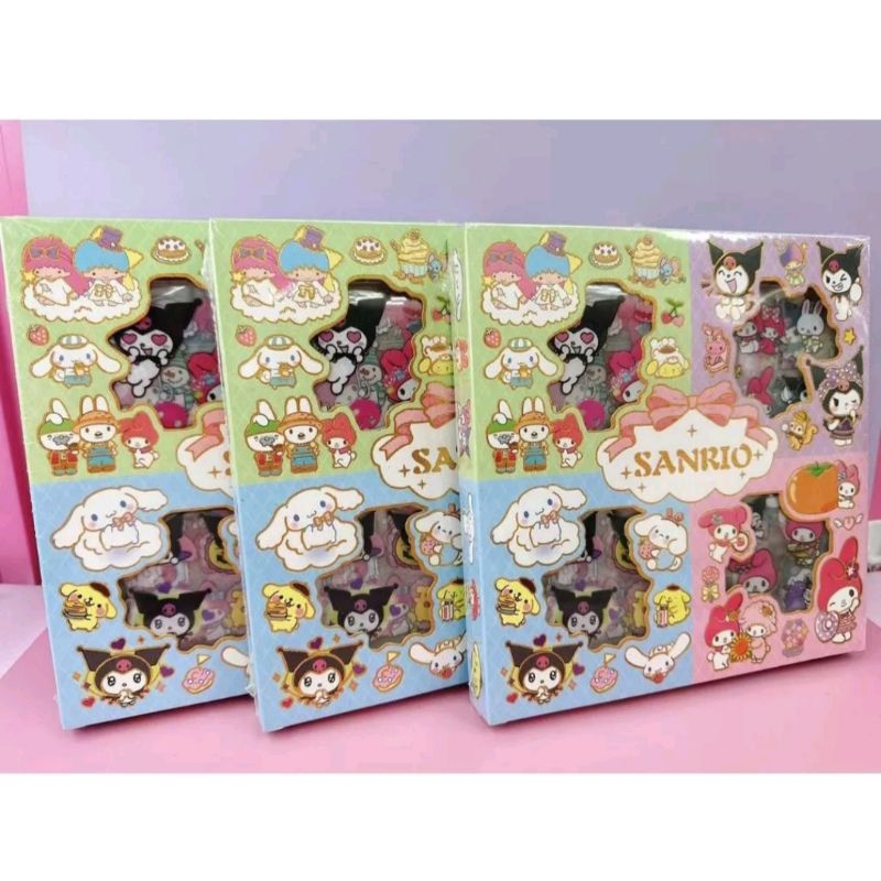 

100pcs stiker kuromi mix box besar