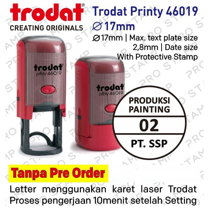 

Stempel Trodat 46019 + LETTER
