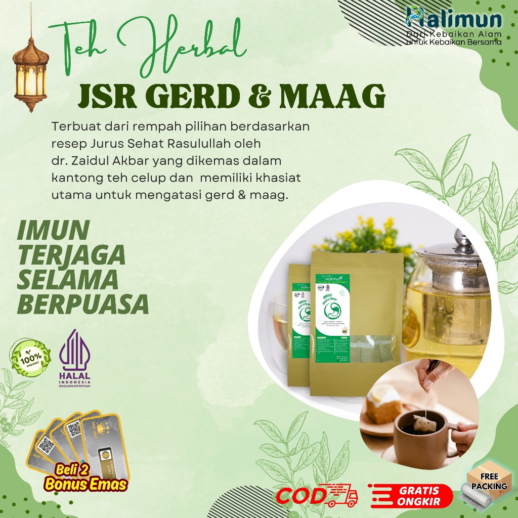 

Teh Celup JSR Gerd Maag Atasi Lambung Herbal