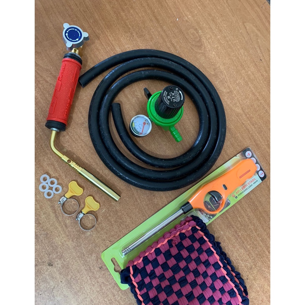 BIG SALE alat las kapiler ac paket  kompor las kapiler paket  alat las gas lpg 3 kg