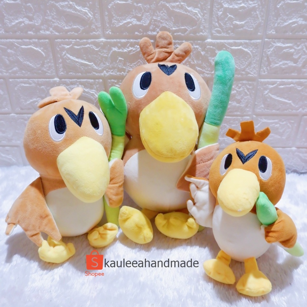 Boneka pokemon farfetch ori pokemon center