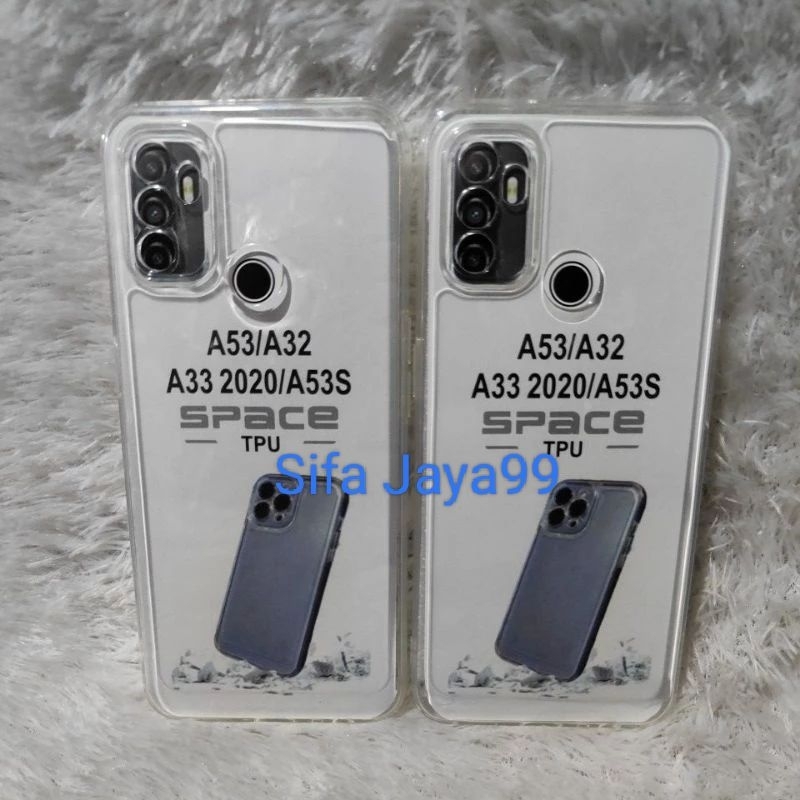 SoftCase Clear OPPO A53/A33/A53S/A32-2020 Casing Silikon Bening transparan Pelindung Belakang Bahan 