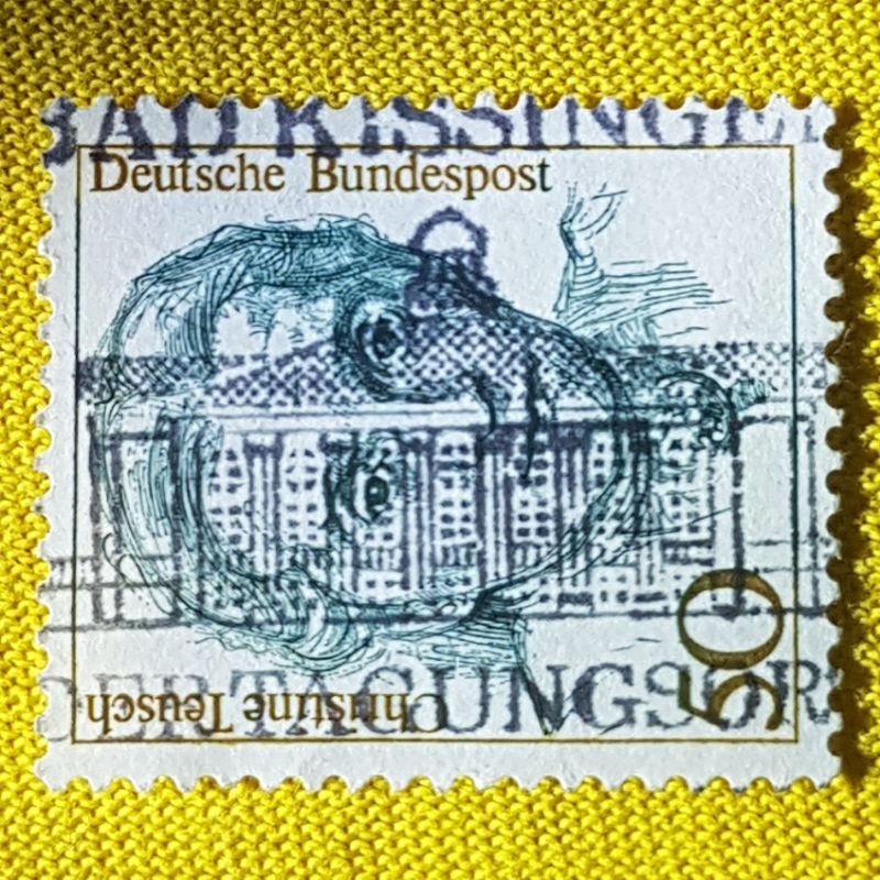 

Perangko Jerman Christine Tesuch Dg Cap Pos Unik Bentuk Bangunan Luar Negeri