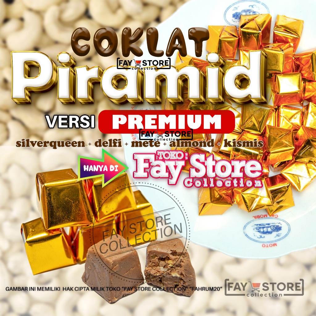 COKLAT PIRAMID Kiloan / PYRAMID Piramida SilverQueen Delfi 500 Gr Setengah Kilo