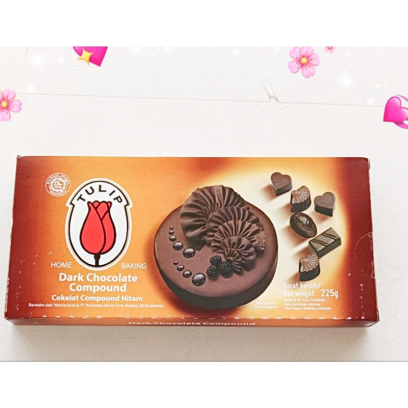 

TULIP DARK COKELAT COMPOUND 250 GR