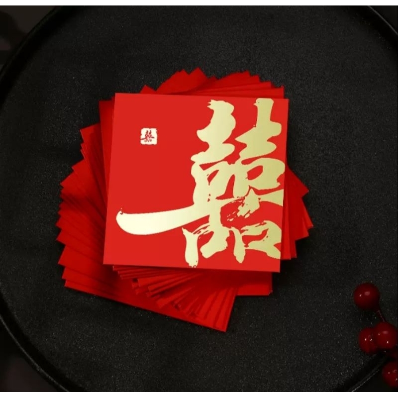 

KERTAS AMPAO SHUANG XI GOLD, SANGJIT, WEDDING, HONG BAO, ANGPAO