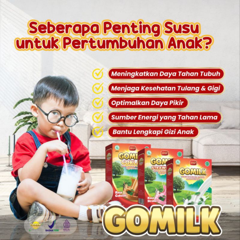 

Susu Etawa GOMILK Plus Herbal Tidak Bau Prengus untuk Anak-Anak hingga Lansia