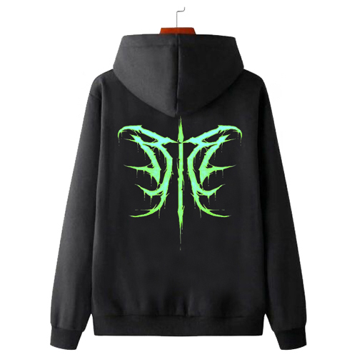 Jaket Revenge The Fate Logo Hoodie Bahan Cotton Fleece