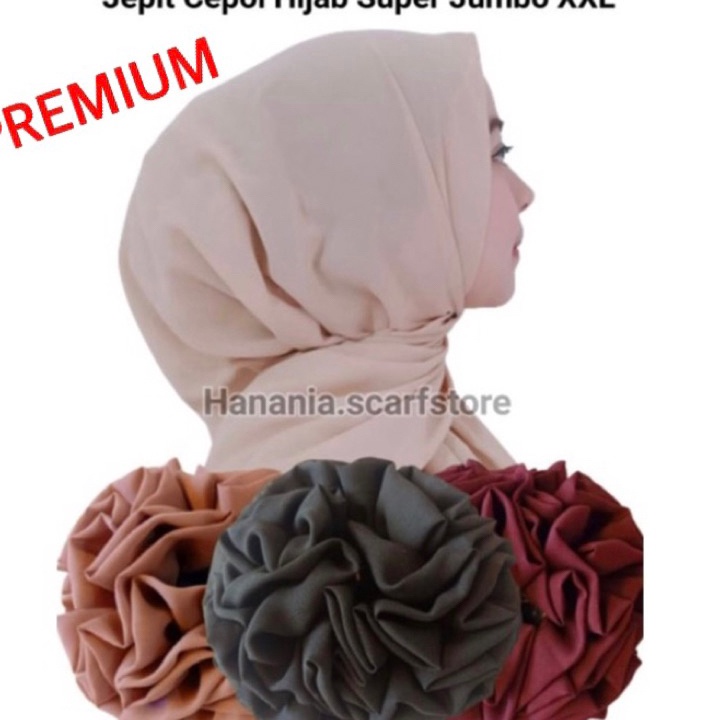 1111 Jepit Cepol Hijab Jumbo Jepit Cepolan Hijab Premium Cepol Mawar Hijab