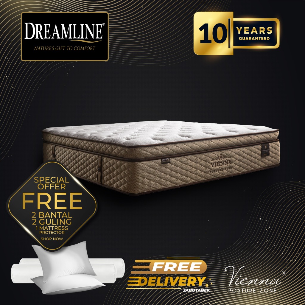 Dreamline kasur spring pocket latex Vienna