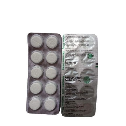 PARACETAMOL MERSI STRIP 10 TABLET