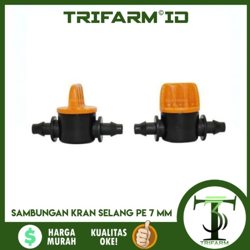 TRIFARM Sambungan Kran Selang PE 7 mm