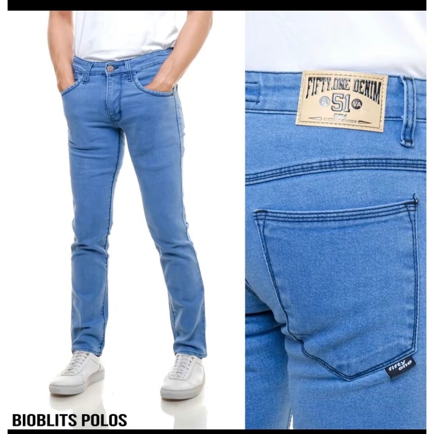 FIFTEEN DENIM - Celana Jeans Pria Slimfit Streetch New Fifteen Original Premium Denim
