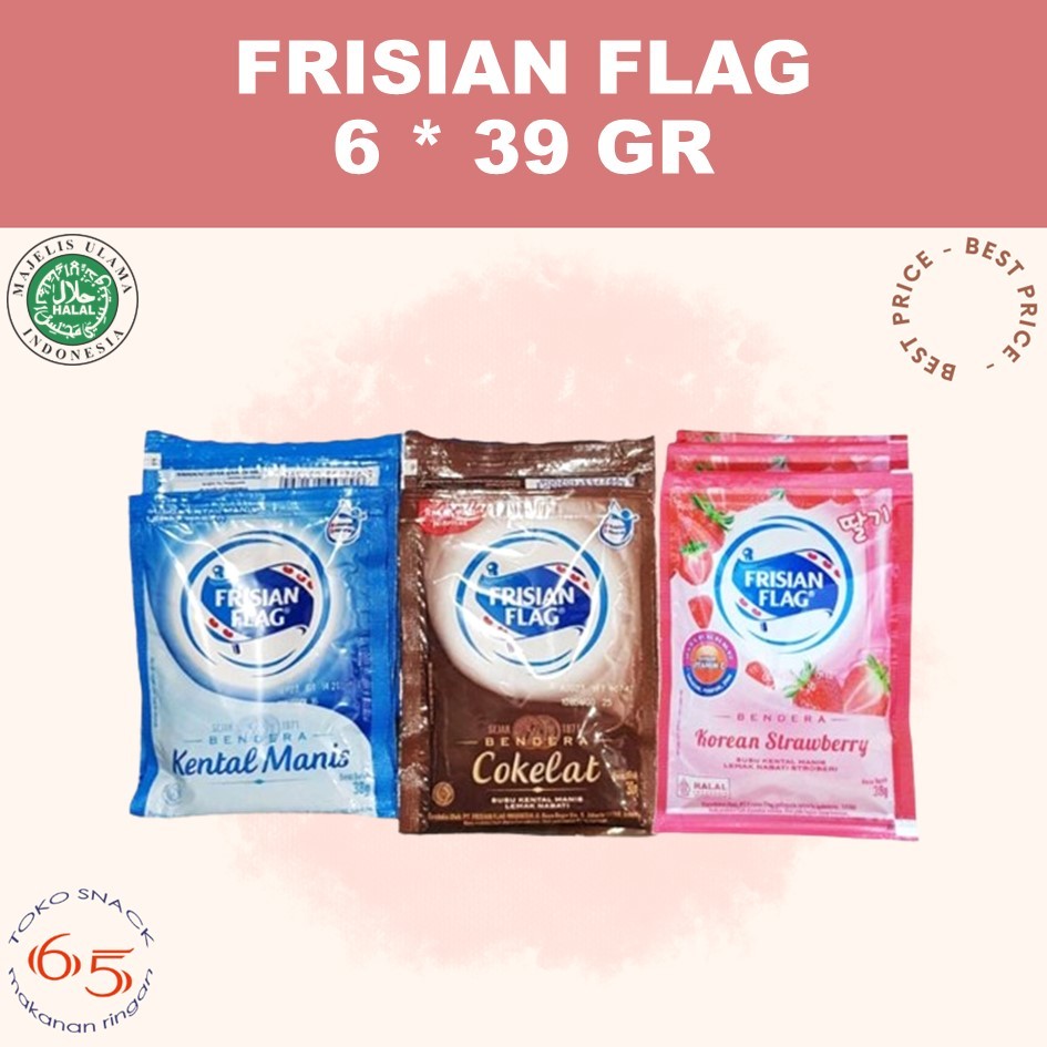 

Frisian Flag Kental Manis 39 gr (6 pcs). RCG