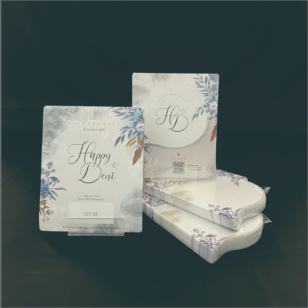 Blangko Undangan Nikah SAMARA 03 I Undangan Murah Simpel Terbaru I
