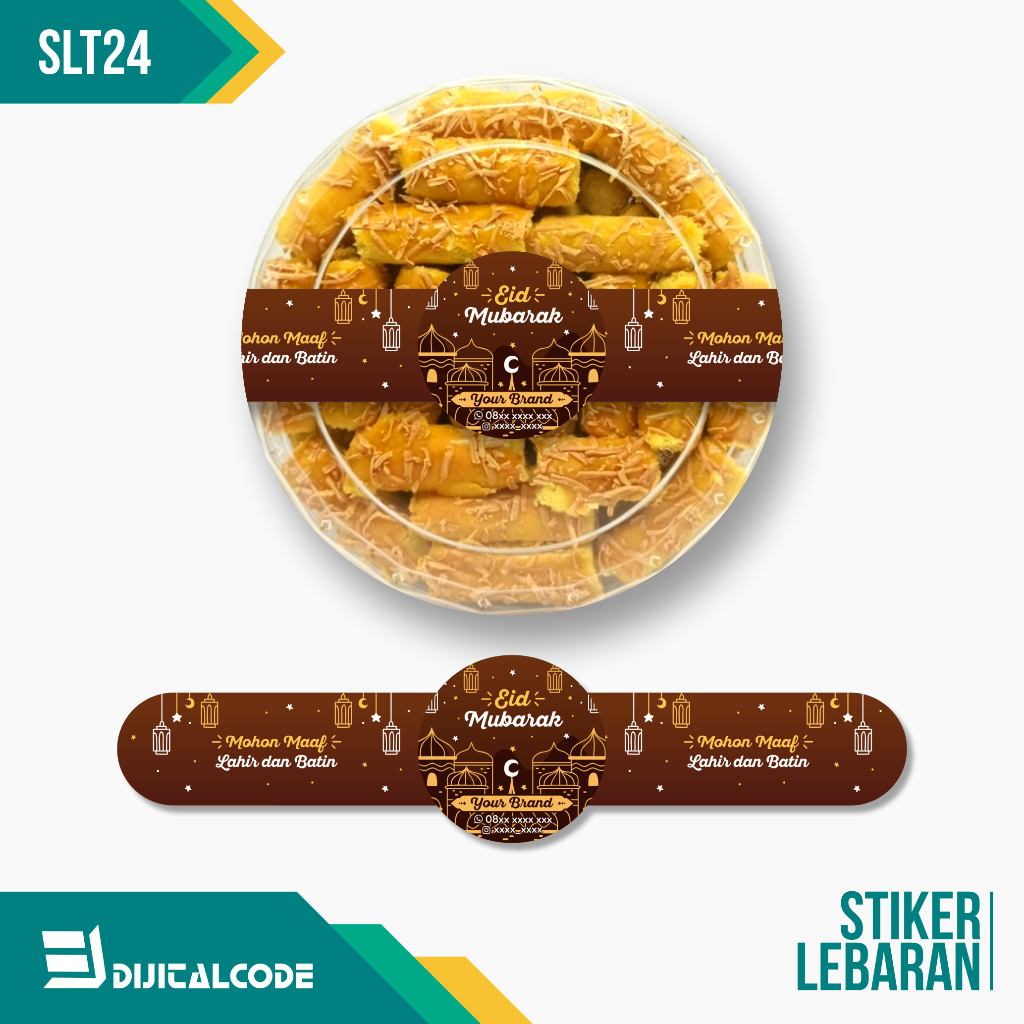 

SLT24 Stiker Label Parcel Segel Toples Kue Lebaran Idul Fitri