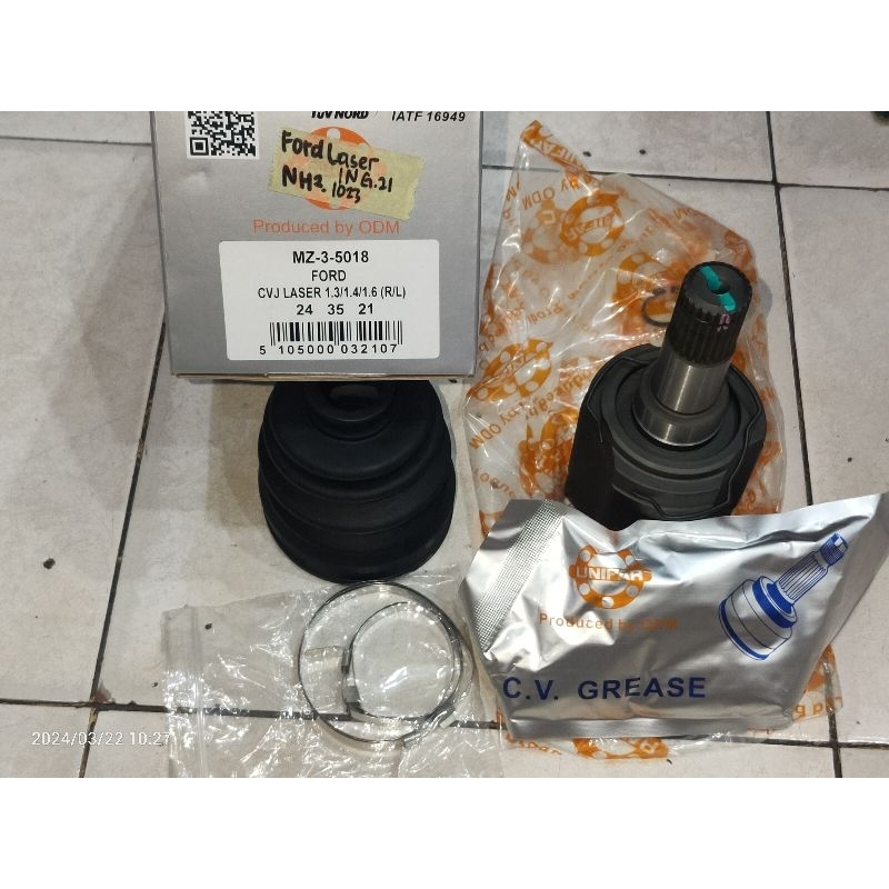 cv joint dalam as roda dalam ford laser 21gigi Unifar