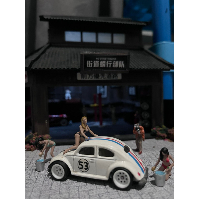 HOT WHEELS volkswagen 53 herbie + kodok”