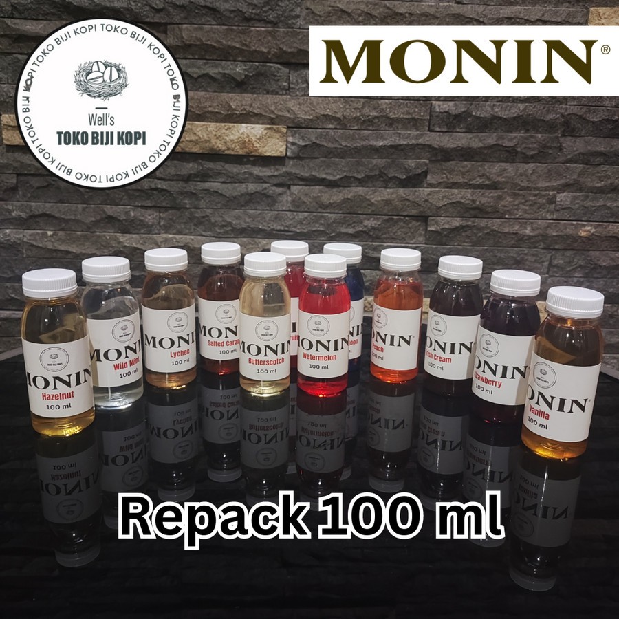 

Monin Syrup / Sirup Monin Flavoured Minuman Repack - 100 ml
