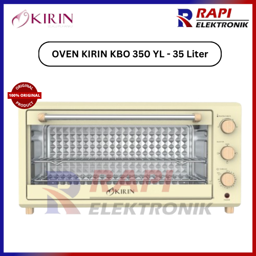 OVEN KIRIN KBO 350WB PK/GR/YL/WH - Kirin Beauty Oven 35 Liter KBO - 350WB / Oven Listrik/ Pemanggang