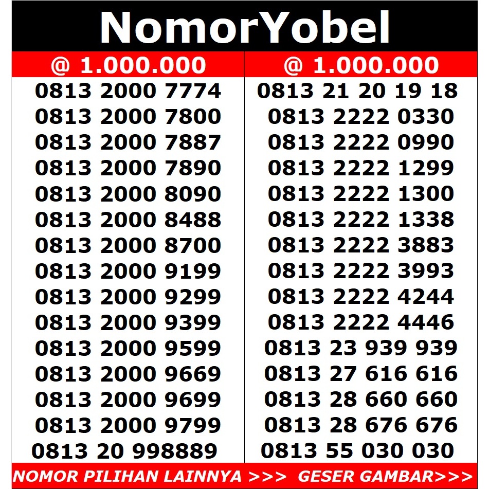 nomor cantik telkomsel simpati 4G 1000k-13