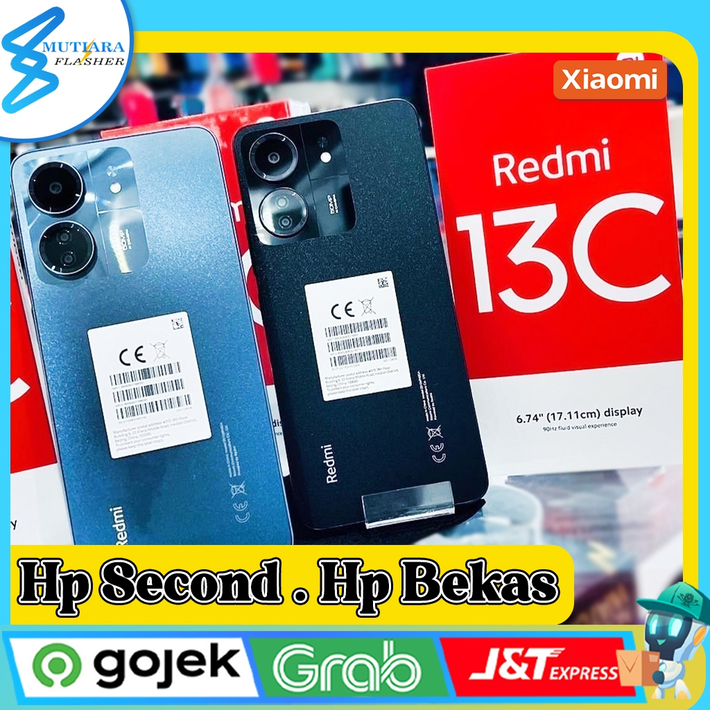 Xiaomi Redmi 13C Ram 6/128GB | Ram 8/256GB Second Original