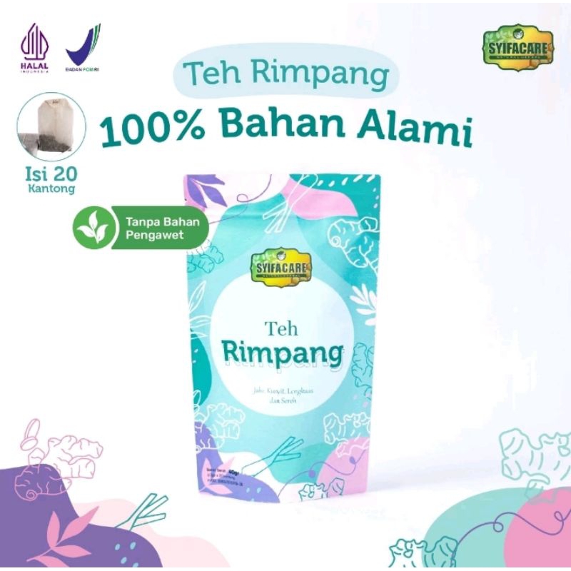 

Teh Detox Melangsingkan Badan Teh Rimpang Syifacare Teh Celup 100% Alami Tanpa Pengawet