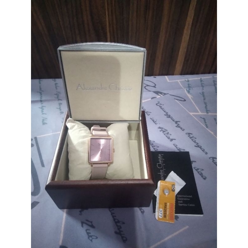 Jam tangan  Alexander Christie 100 original