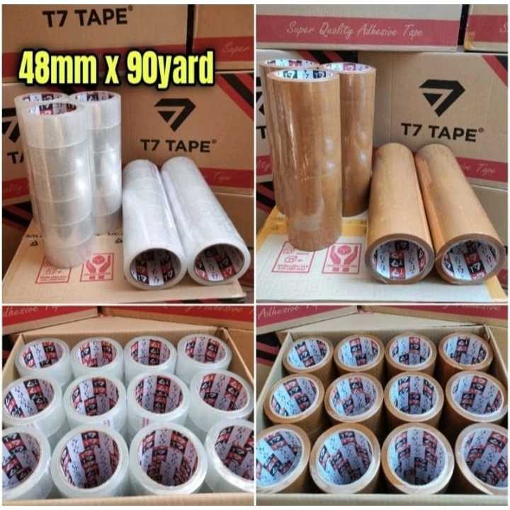 

Lakban bening/coklat ukuran 48mm*90yard 1 dus qty 72