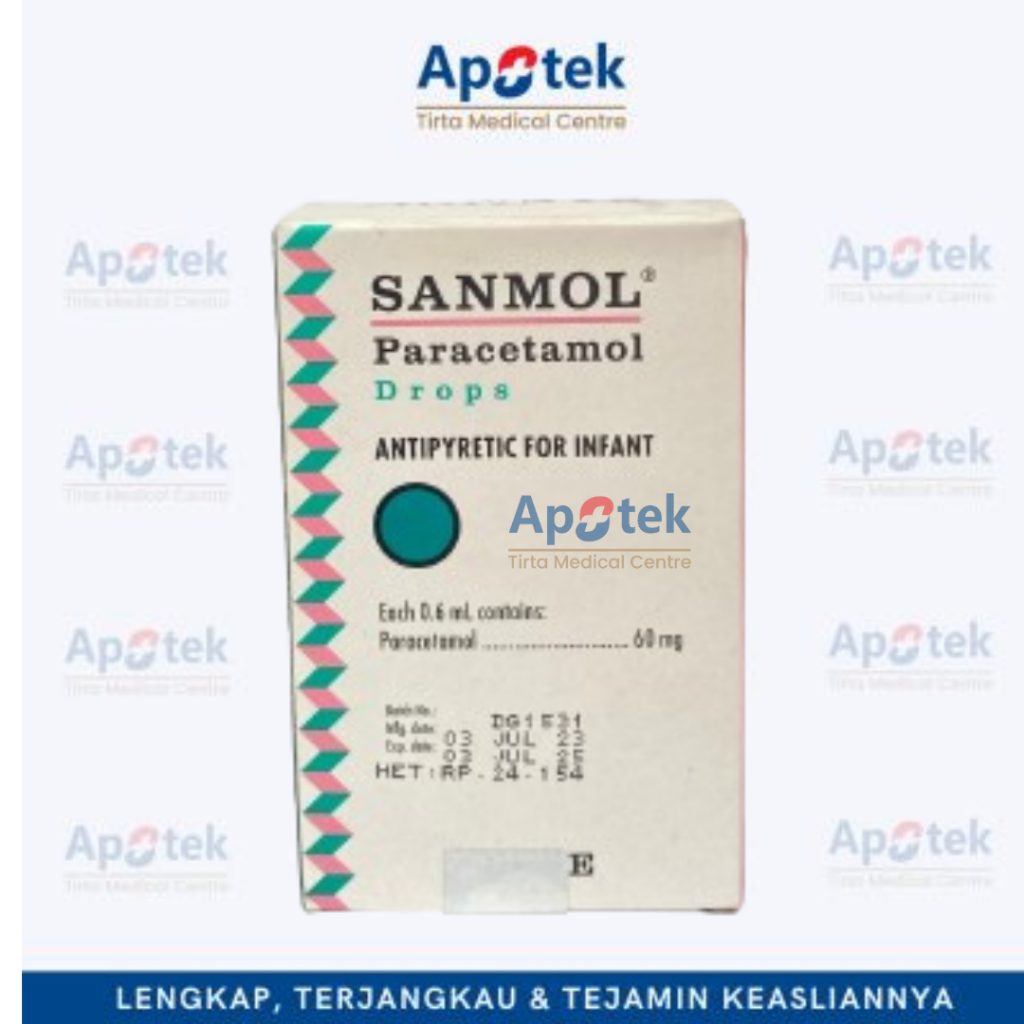SANMOL DROP - PEREDA DEMAM UNTUK BAYI