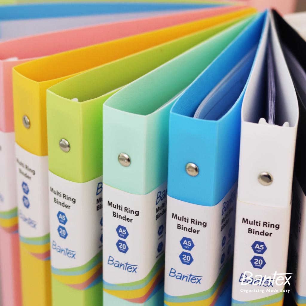 

Bantex New Trendy Multi Ring Binder B5 26 Ring