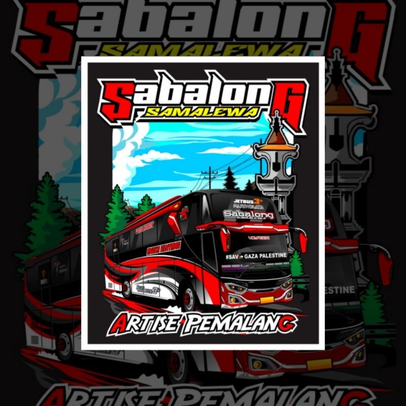 

(free sticker)CETAK STICKER BUSMANIA 5 PCS SABALONG SAMALEWA HOLOGRAM TERMURAH