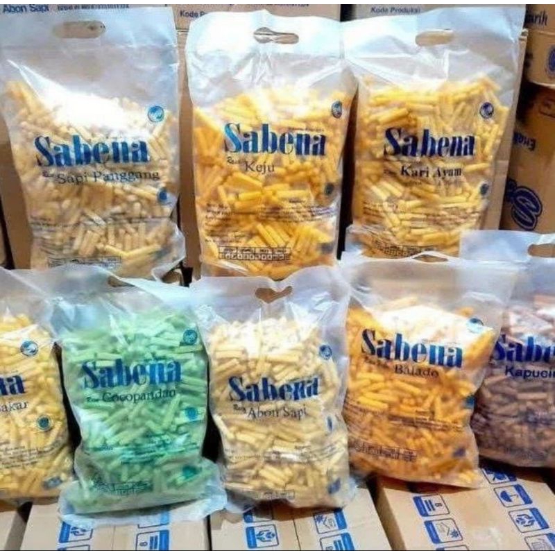 

MURAH STIK SABENA 360 GRAM / SABENA BALADO / JAGUNG BAKAR