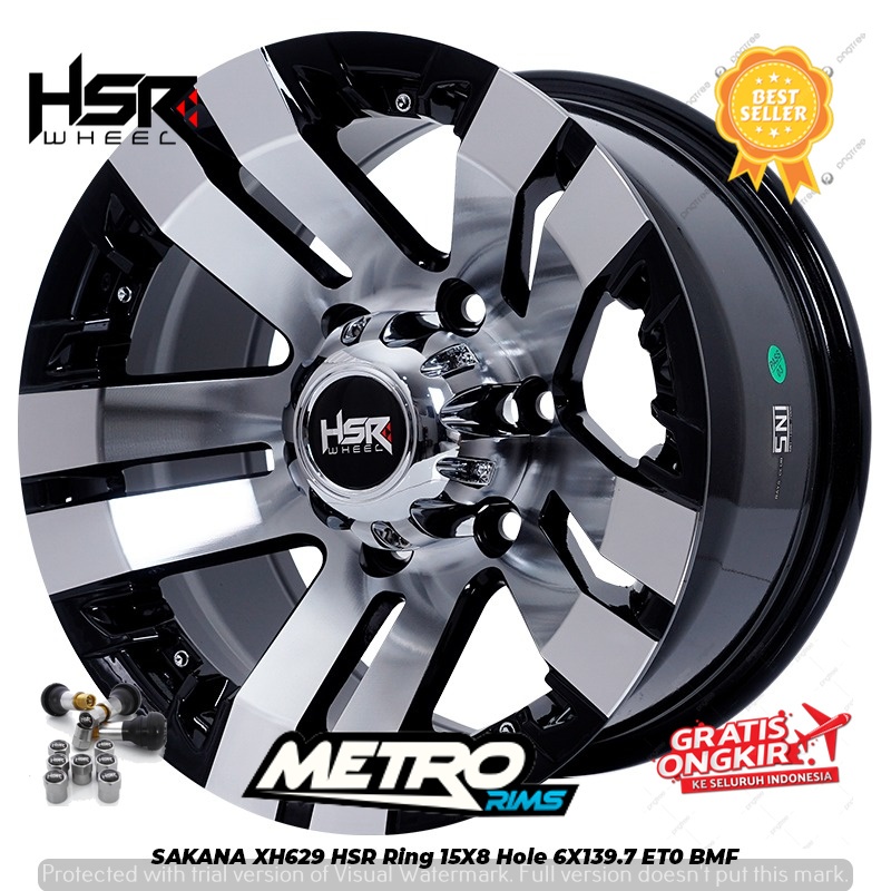 VELG BUAT MOBIL PCD 6  X 139,7 HSR SAKANA R15