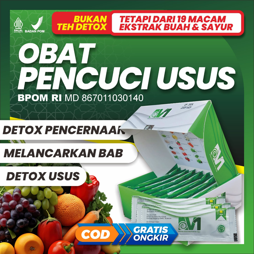 V1 Nasa | Detox Usus Kotor | Pembersih Usus Kotor | Detox Cuci Usus