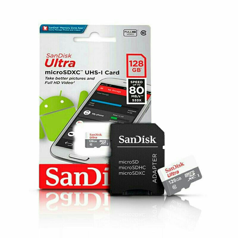 Memory Card Micro SD Sandisk 128GB ORIGINAL